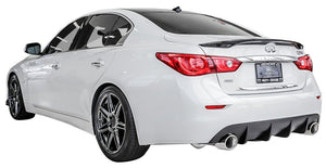 STILLEN Rear Diffuser Infiniti Q50 (2014-2017) Unpainted / Matte Black