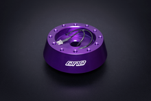 Load image into Gallery viewer, DND Low Profile Steering Wheel Hub Mitsubishi Eclipse 1G 2G 3G (90-03) Purple Red Black Gray - Purple Alternate Image