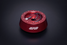 Load image into Gallery viewer, DND Low Profile Steering Wheel Hub Mitsubishi Eclipse 1G 2G 3G (90-03) Purple Red Black Gray - Red Alternate Image
