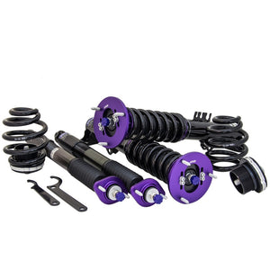 1615.00 D2 Racing RS Coilovers Porsche Boxster 986 RWD (1996-2004) w/ Front Camber Plates - Redline360