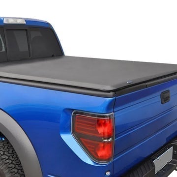 227.00 Tyger Tonneau Cover Ford F250 / F350 Super Duty [6.75 ft] Styleside (17-22) T1 Soft Roll Up - Redline360