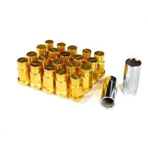 49.95 Godspeed Type-4 Lug Nuts (50mm - 20 Piece - Aluminum - Closed End) M12x1.25 - Redline360