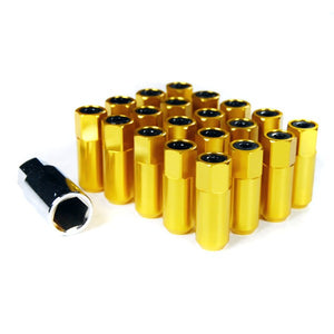 49.95 Godspeed Type-5 Lug Nuts (55mm - 20 Piece - Aluminum - Capped End) M12x1.5 - Redline360