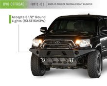Load image into Gallery viewer, 1049.99 DV8 Off Road Front Bumper Toyota Tacoma (2005-2015) Winch - FBTT1-01 - Redline360 Alternate Image