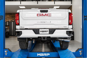 469.99 MBRP Exhaust GMC Sierra 6.6 V8 (20-21) 2500 3500 4" Touring Catback Stainless or Aluminized - Redline360