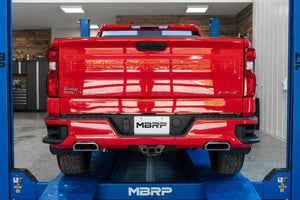 819.99 MBRP Catback Exhaust Chevy Silverado 1500 6.2L EcoTec3 V8 (19-21) Tour Version [Dual Rear Exit] Stainless or Aluminized - Redline360