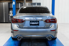 Load image into Gallery viewer, MBRP Exhaust Infiniti Q60 3.0L RWD/AWD (17-21) 3" Pro Catback w/ Polished or Carbon Fiber Tips - Moderate (Street Profile) / Polished Alternate Image
