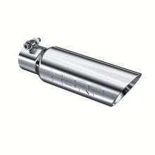 Load image into Gallery viewer, MBRP Exhaust Tip [3.5" O.D. Dual Wall Angled / 2.5" inlet / 12" length] T304 Stainless Steel or Black Coated - T304 Stainless Steel Alternate Image