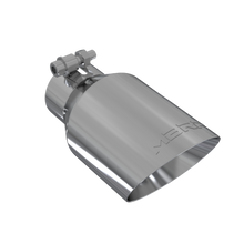 Load image into Gallery viewer, 59.99 MBRP Exhaust Tips [4" O.D. Dual Wall Angled, 2.5" inlet, 8" length] T304 Stainless / Black Coated / Carbon Fiber - Redline360 Alternate Image