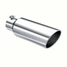 Load image into Gallery viewer, MBRP Exhaust Tip [6" O.D. / Rolled End / 4" inlet / 18" in length] T304 Stainless Steel or Black Coated - T304 Stainless Steel Alternate Image