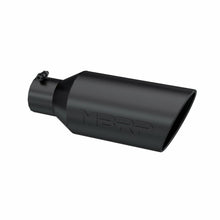 Load image into Gallery viewer, MBRP Exhaust Tip [7" O.D. / Rolled End / 4" inlet / 18" in length] T304 Stainless Steel or Black Coated - Black Coated Aluminized Alternate Image