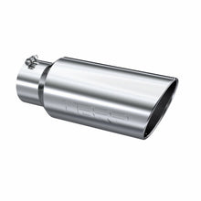 Load image into Gallery viewer, MBRP Exhaust Tip [8" O.D. / Rolled End / 4" inlet / 18" Long] T304 Stainless Steel or Black Coated - T304 Stainless Steel Alternate Image