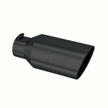 Load image into Gallery viewer, MBRP Exhaust Tip [8" O.D. / Rolled End / 5" inlet / 18" in length] T304 Stainless Steel or Black Coated - Black Coated Aluminized Alternate Image