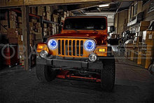 Load image into Gallery viewer, Oracle 7" Round LED Headlight Halo Kit - Multicolored - ColorSHIFT w/ No Controller Alternate Image