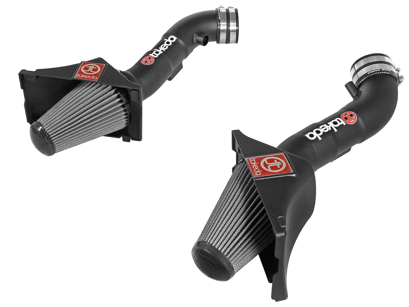 K&N 14-15 Infiniti Q50 3.7L V6 Dual Silver Typhoon Short Ram Intakes
