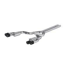 Load image into Gallery viewer, MBRP Exhaust Ford Mustang GT 5.0 (18-23) 3" Catback w/ Quad Dual Wall Tips - Race or Street Version - Street / 304 Stainless - Carbon Fiber Tips Alternate Image