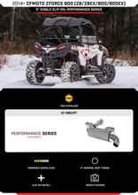 Load image into Gallery viewer, MBRP 5" SXS/UTV Slip-on Exhaust CFMOTO ZFORCE 800 (14-22) [Performance Series] Polished Finish - Default Title Alternate Image