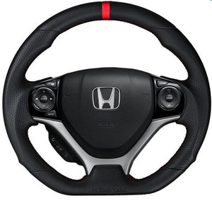 437.00 Buddy Club Steering Wheel Honda Civic (16-22) Civic Type-R (17-22) Leather or Carbon - Redline360