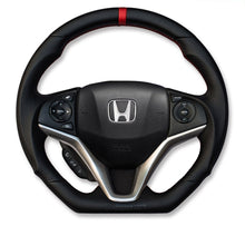 Load image into Gallery viewer, 437.00 Buddy Club Steering Wheel Honda Fit (2015-2019) Racing Spec - Leather or Carbon - Redline360 Alternate Image