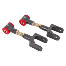 Load image into Gallery viewer, BMR Upper Control Arms Ford Mustang (79-04) [On-car Adjustable] Polyurethane Bushings or Rod End - Polyurethane Bushings / Black Hammertone Alternate Image