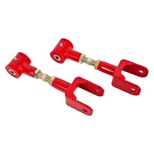 Load image into Gallery viewer, BMR Upper Control Arms Ford Mustang (79-04) [On-car Adjustable] Polyurethane Bushings or Rod End - Polyurethane Bushings / Red Alternate Image