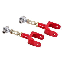 Load image into Gallery viewer, BMR Upper Control Arms Ford Mustang (79-04) [On-car Adjustable] Polyurethane Bushings or Rod End - Rod End / Red Alternate Image
