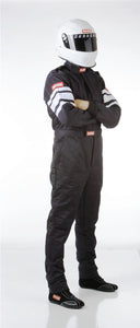 259.95 RaceQuip 120 Series Pyrovatex One Piece Multi Layer Racing Driver Fire Suit [SFI 3.2A/5] - Black/Red/Blue - Redline360