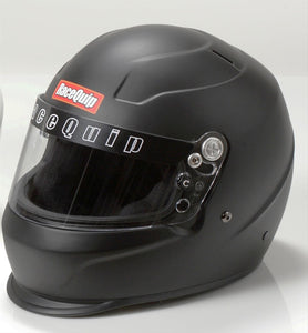 249.95 RaceQuip PRO Youth Kids SFI 24.1 Auto Racing Full Face Helmet - Black/White/Steel/Pink - Redline360