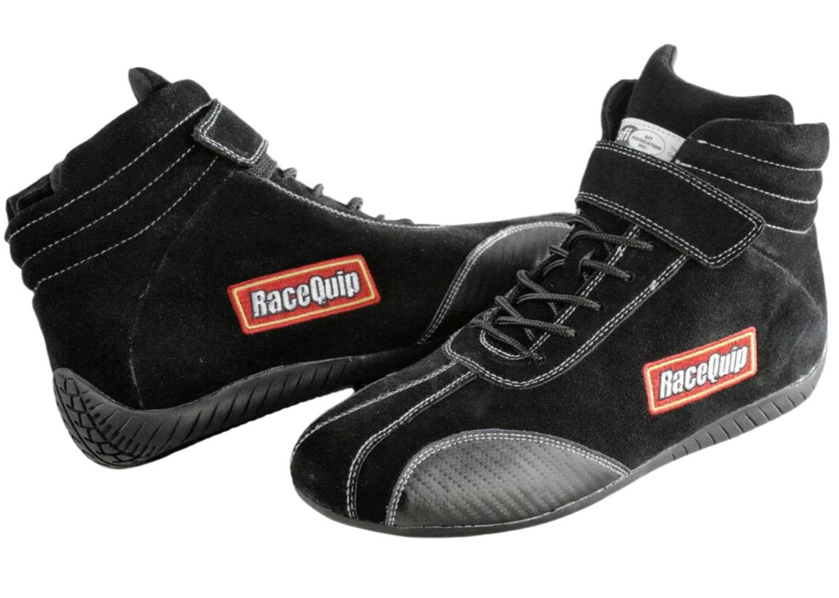 RaceQuip 3.3 Series SFI Euro Carbon-L Racing Shoes - Black Sizes 1-20 ...