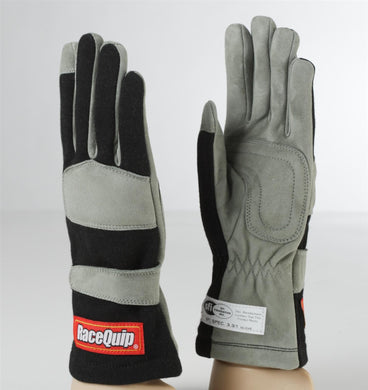 39.95 RaceQuip 351 Series Race Gloves 1 Layer Nomex [SFI 3.3/1] - Black/Red/Blue - Redline360