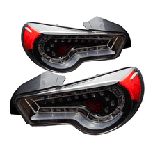 Load image into Gallery viewer, Winjet OEM-style LED tail light pair for 2013-2016 Scion FR-S and Subaru BRZ, gloss black housing Alternate Image