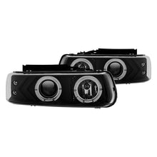 Load image into Gallery viewer, 90.19 Winjet Projector Headlights Chevy Suburban / Tahoe (2000-2006) Halo LED - Black or Chrome - Redline360 Alternate Image
