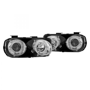 109.29 Winjet Projector Headlights Acura Integra (1994-1997) Halo LED - Black or Chrome - Redline360