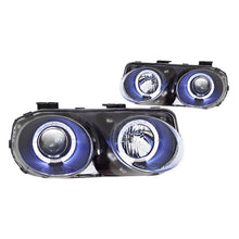 Load image into Gallery viewer, 109.09 Winjet Projector Headlights Acura Integra (1998-2001) Halo LED - Black or Chrome - Redline360 Alternate Image