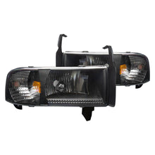 Load image into Gallery viewer, 71.99 Winjet Headlights Dodge Ram 1500/2500/3500 (1994-2002) w/ or w/o DRL LED - Redline360 Alternate Image