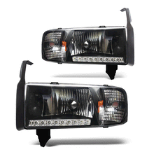 Load image into Gallery viewer, 71.99 Winjet Headlights Dodge Ram 1500/2500/3500 (1994-2002) w/ or w/o DRL LED - Redline360 Alternate Image
