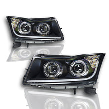 Load image into Gallery viewer, Winjet Projector Headlights Chevy Cruze (2011-2016) Black Housing w/ Clear Lens - Default Title Alternate Image