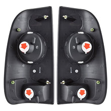 Load image into Gallery viewer, Winjet Altezza Tail Lights Ford F150/F250 Styleside (97-03) Black/Clear or Black/Smoke - Black / Clear Alternate Image