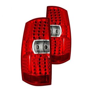 189.99 Winjet LED Tail Lights Chevy Suburban / Tahoe (2007-2014) Black / Smoke or Chrome / Red - Redline360