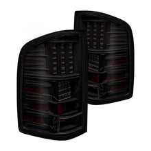 Load image into Gallery viewer, Winjet LED Tail Lights Chevy Silverado 1500 (07-13) 2500 &amp; 3500 (08-14) Smoke / Clear / Red Lens CTWJ-0067 - Black / Smoke Lens Alternate Image