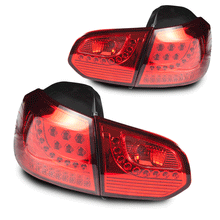 Load image into Gallery viewer, Winjet LED Tail Lights VW Golf / GTI MK6 (2010-2014) Chrome / Red - Default Title Alternate Image