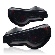 Winjet LED Tail Lights BRZ / FRS (2013-2016) Gloss Black / Red / Smoke
