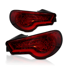 Winjet LED Tail Lights BRZ / FRS (2013-2016) Gloss Black / Red / Smoke
