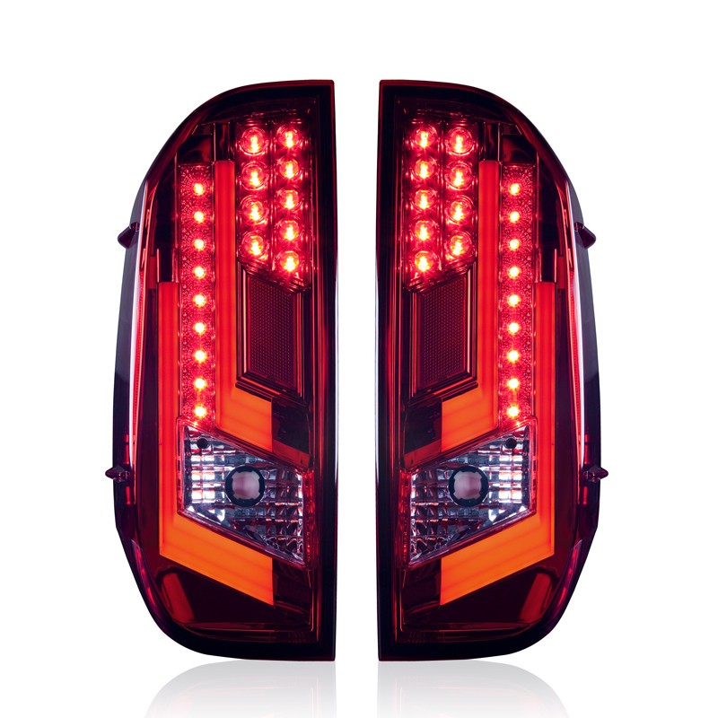 214.62 Winjet LED Tail Lights Toyota Tundra (2014-2020) Gloss Black / Red / Smoke - Redline360