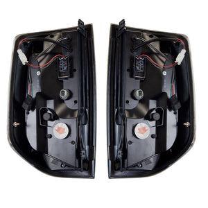 214.62 Winjet LED Tail Lights Toyota Tundra (2014-2020) Gloss Black / Red / Smoke - Redline360