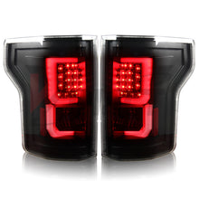 Load image into Gallery viewer, Winjet LED Tail Lights Ford F150 (2015-2017) Black/ Chrome / Gloss Black - CTWJ-0440 - Black / Smoke Lens Alternate Image