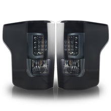 Load image into Gallery viewer, Winjet LED Tail Lights Ford F150 (2015-2017) Black/ Chrome / Gloss Black - CTWJ-0440 - Black / Smoke Lens Alternate Image