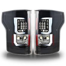 Load image into Gallery viewer, Winjet LED Tail Lights Ford F150 (2015-2017) Black/ Chrome / Gloss Black - CTWJ-0440 - Black / Smoke Lens Alternate Image