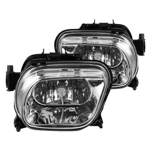 47.99 Winjet Fog Lights Mercedes Benz W210 E-Class (1996-1999) - Clear - Redline360