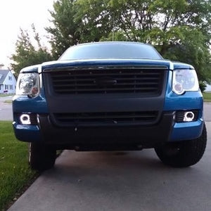 47.99 Winjet Halo Projector Fog Lights Ford Expedition (1999-2002) Clear - Redline360